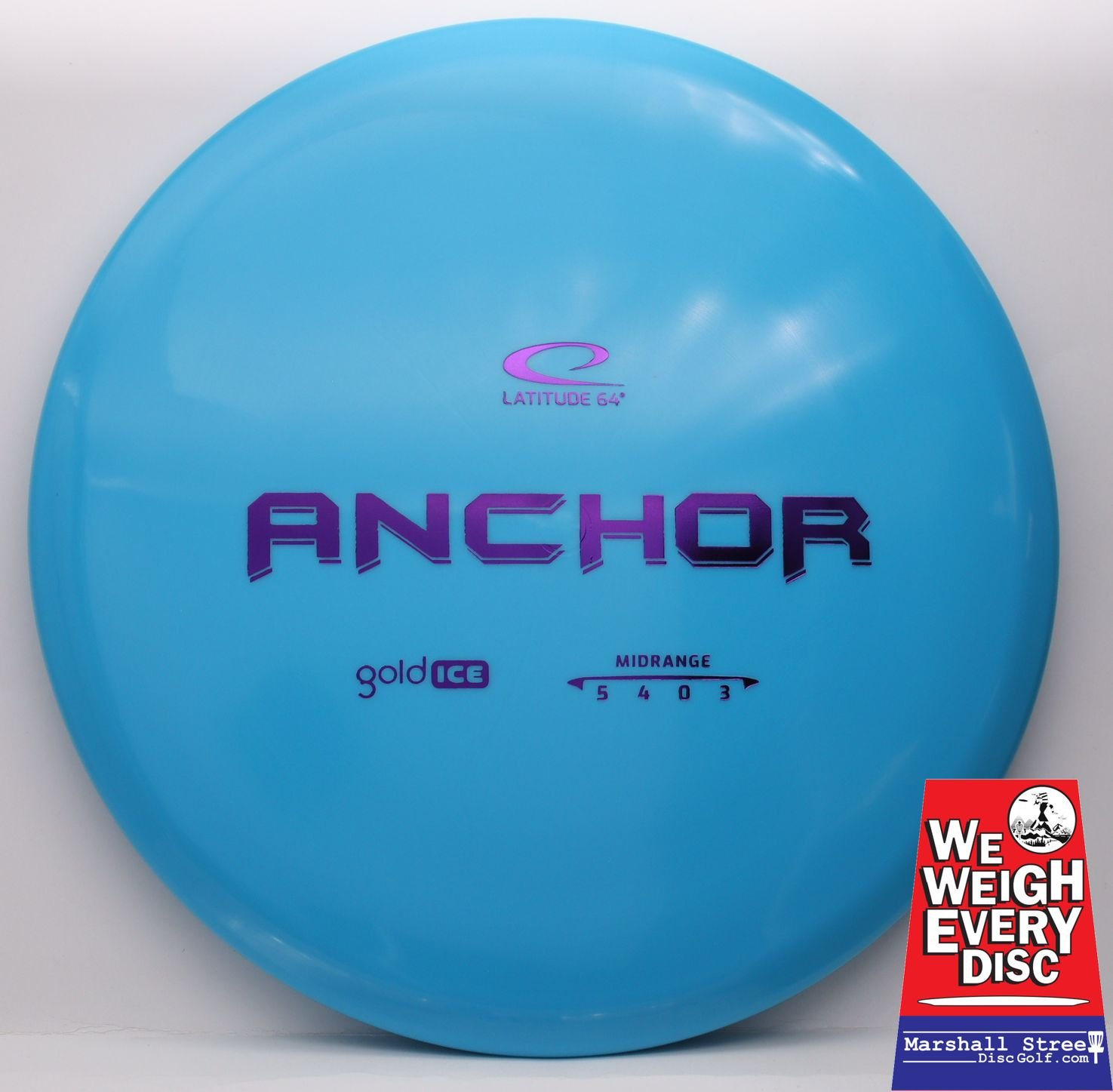 Gold Ice Anchor • Marshall Street Disc Golf